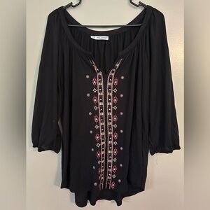 Vintage Maurices + Black Top. Size 2. (L)